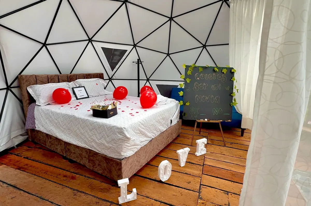 Glamping La Cabaña 3 Domo Estadía con Desayuno