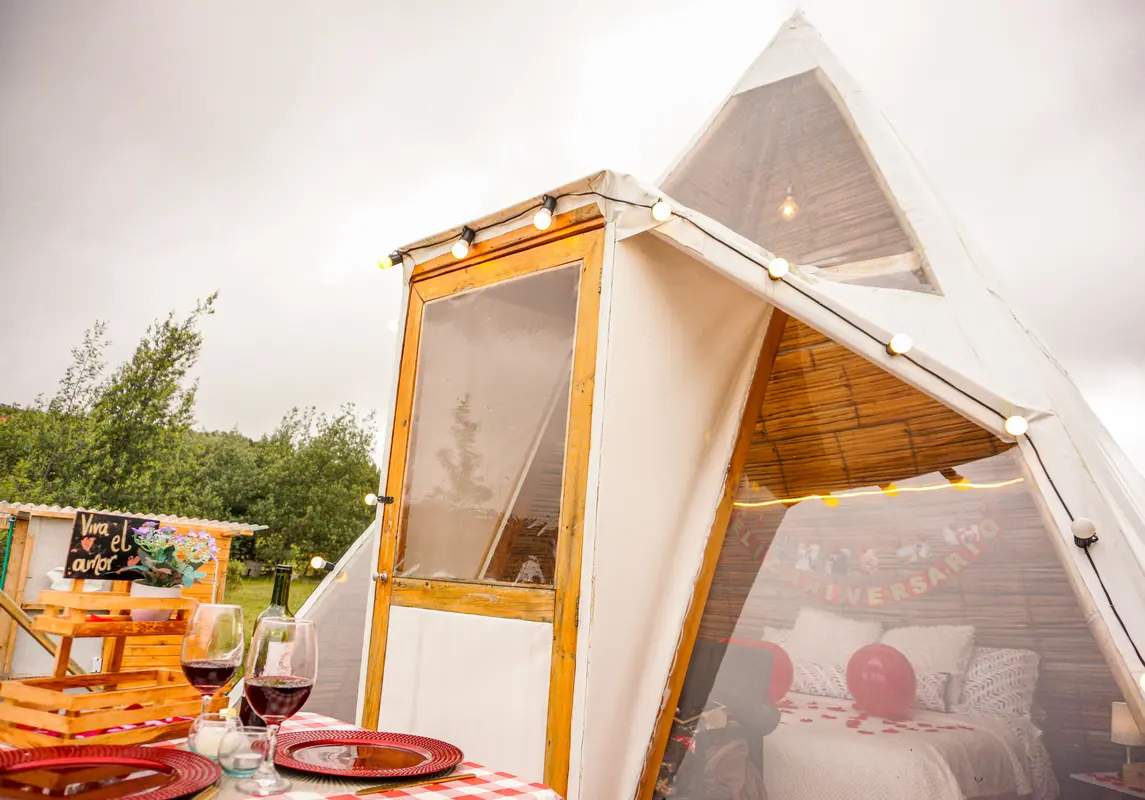 Glamping La cima con Jacuzzi Alas Glamping