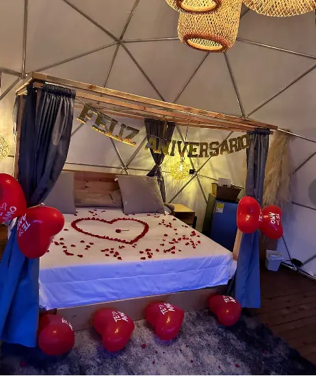 Glamping Domo cielo Vista al cielo