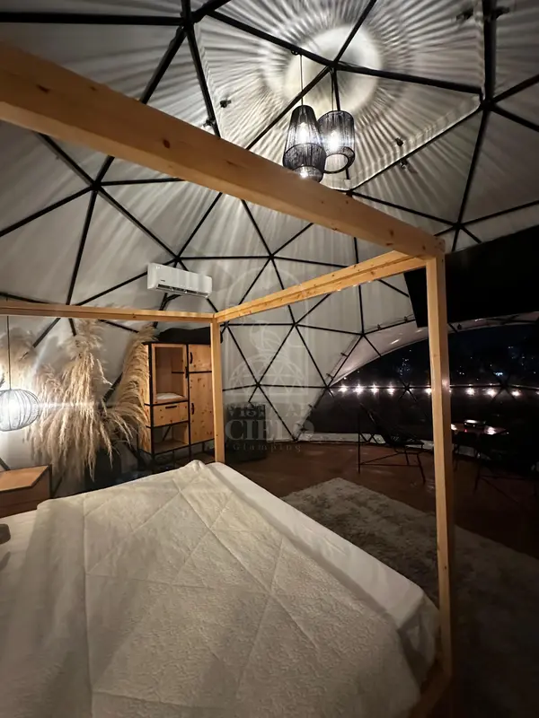 Glamping Domo cielo Vista al cielo