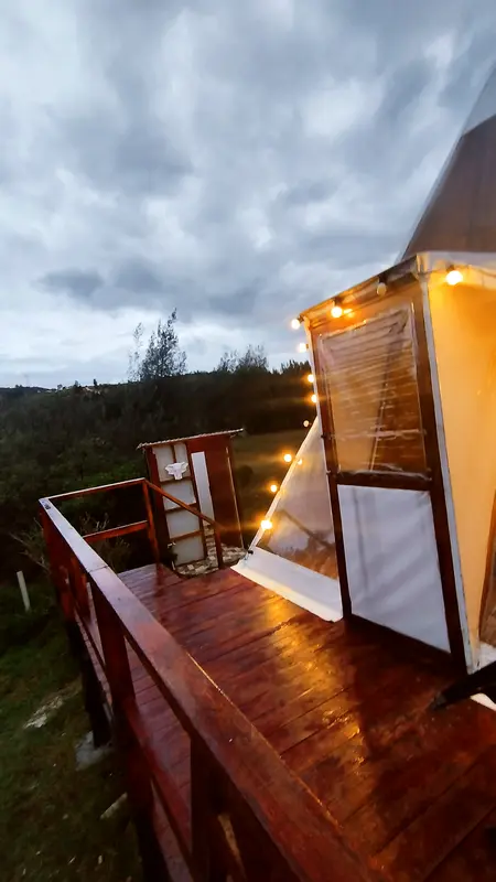Glamping La cima con Jacuzzi Alas Glamping