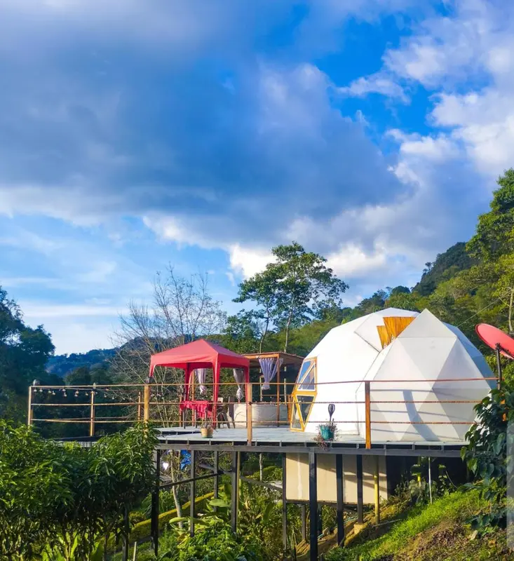 Glamping Domo Castilla El Guadual