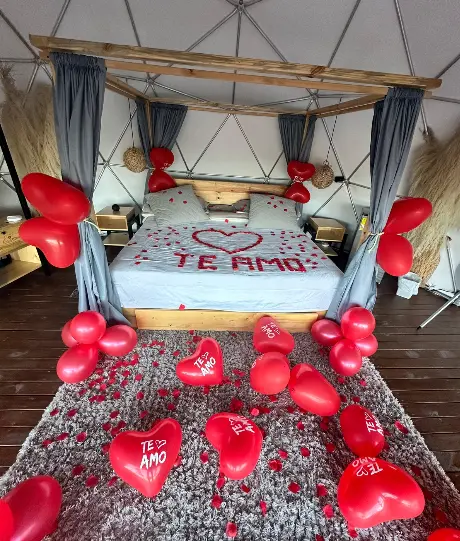 Glamping Domo cielo Vista al cielo