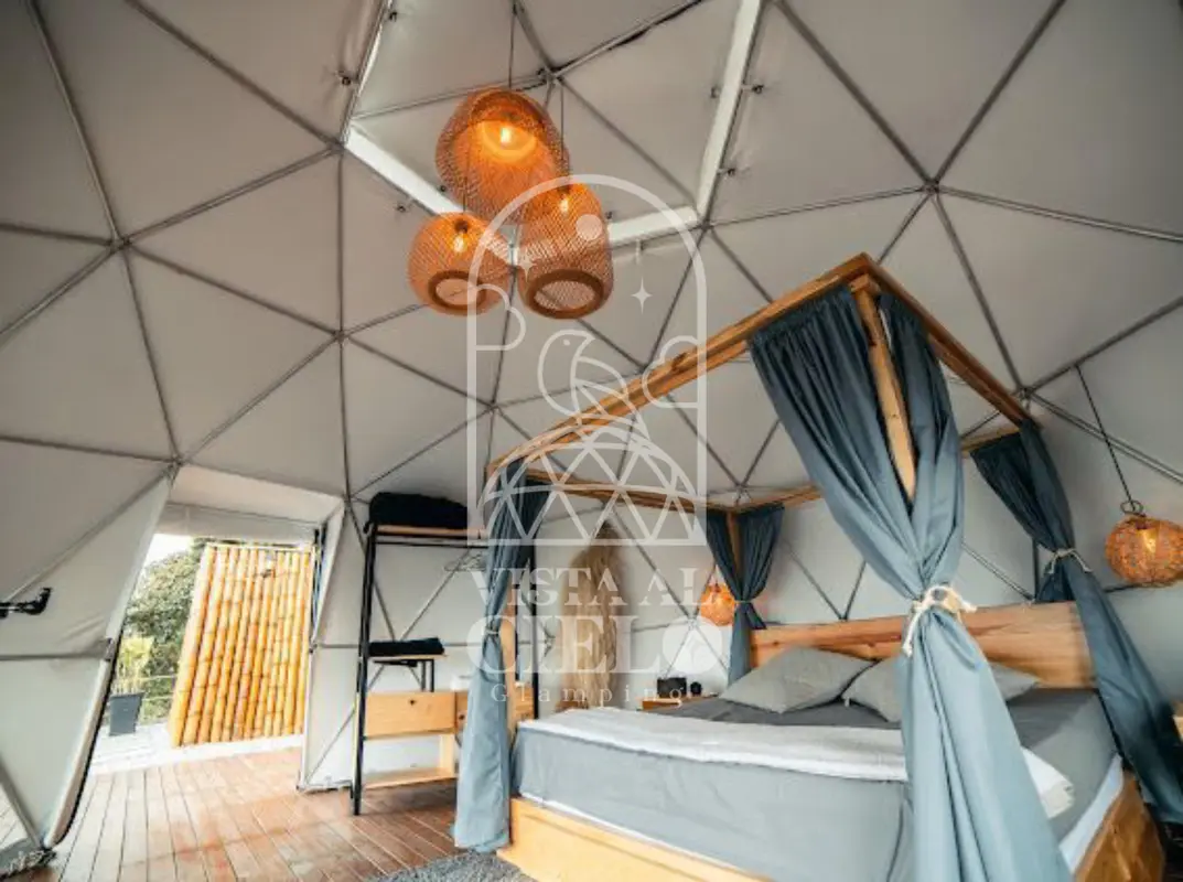 Glamping Domo cielo Vista al cielo
