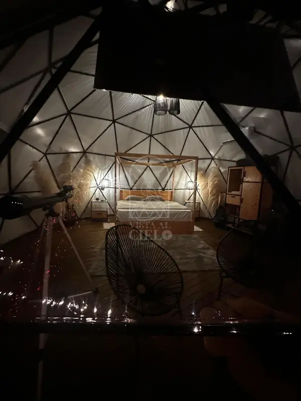 Glamping Domo cielo Vista al cielo