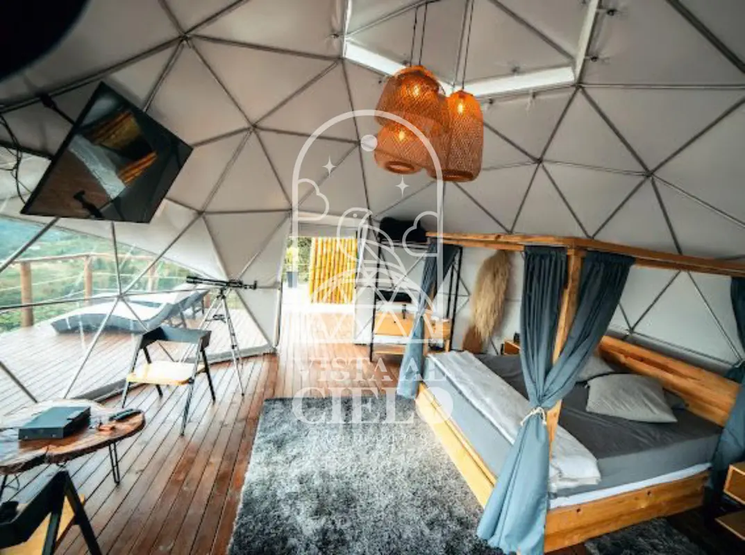 Glamping Domo cielo Vista al cielo