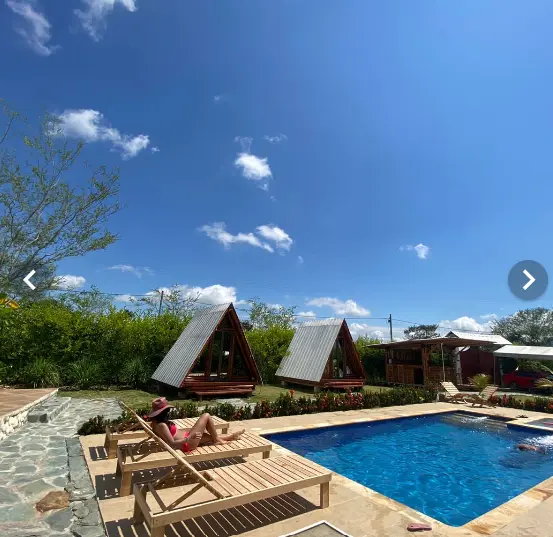 Glamping Casa Bamboo cabaña 