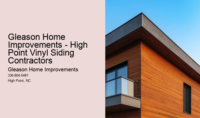 Gleason Home Improvements - High Point Vinyl Siding Contractors