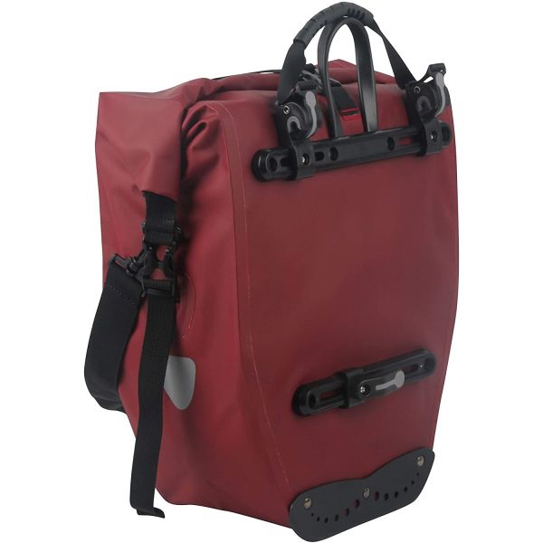 Büchel Enkele fietstas 100% waterdicht 25,4 liter - merlot afbeelding