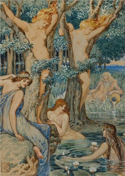 Walter Crane's 6 Beautiful Illustrations