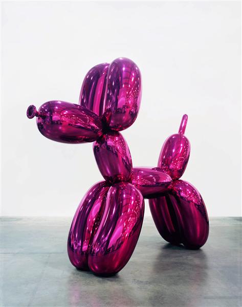 Important indicators of the contemporary art world - I admire the work of Jeff Koons