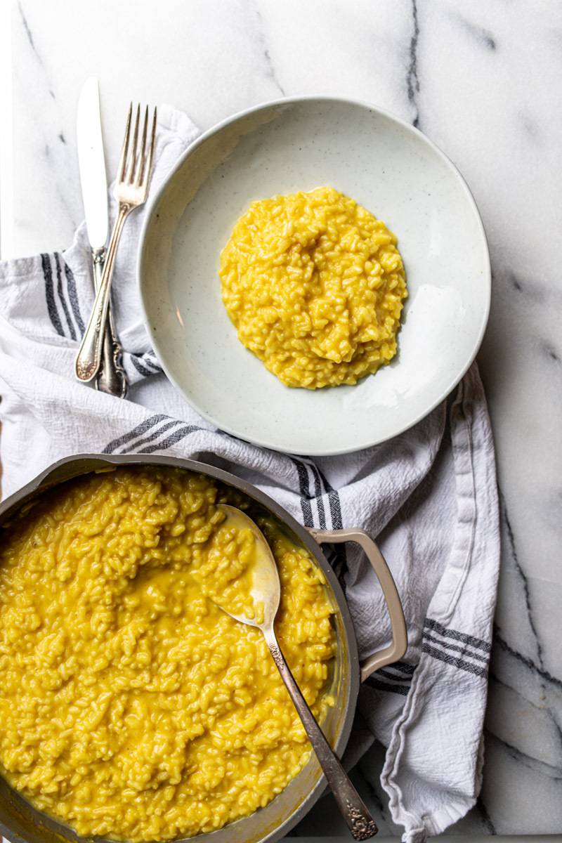 Risotto alla Milanese (Saffron Risotto) Female Foodie