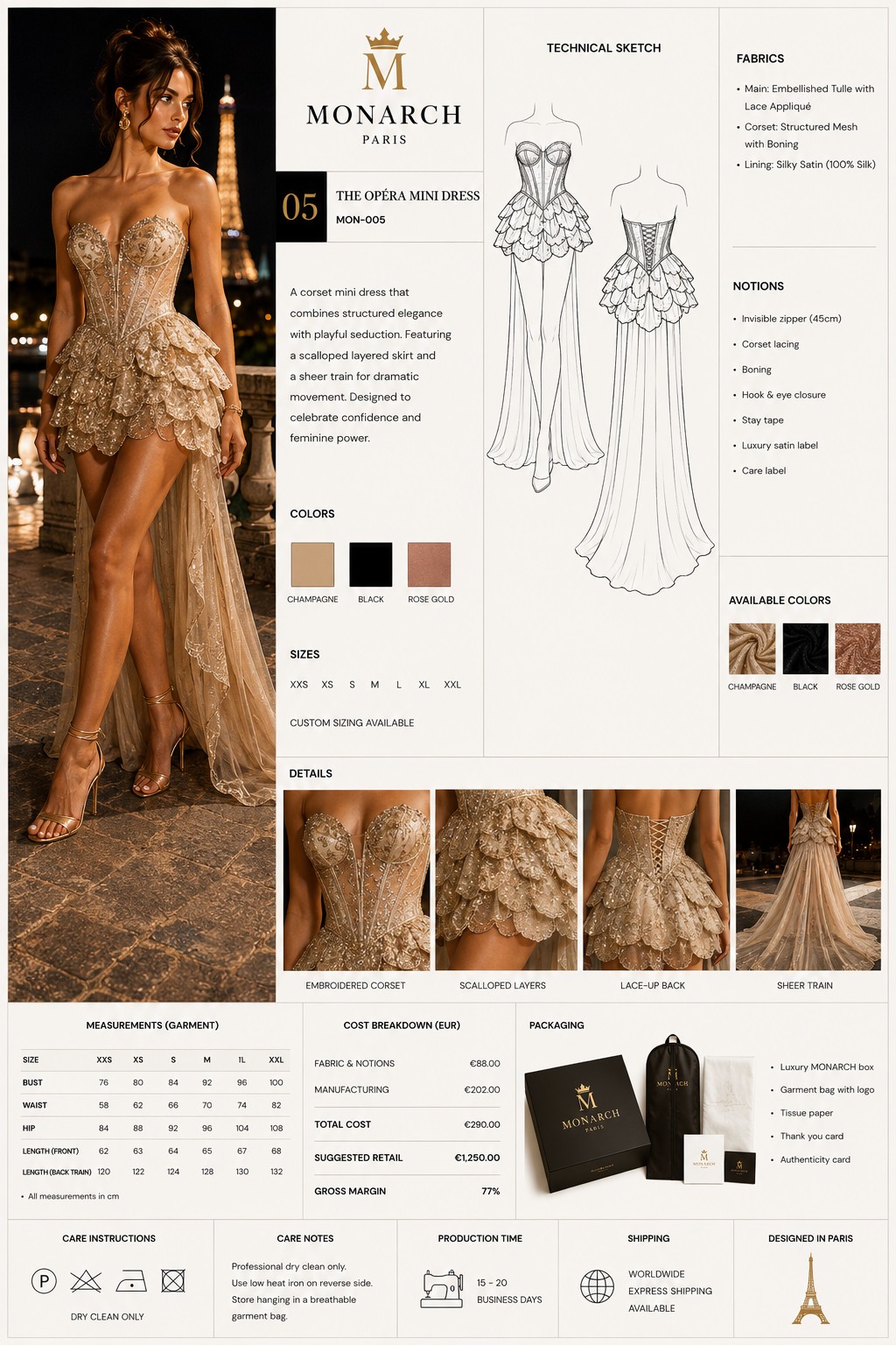 The Opéra Mini Dress