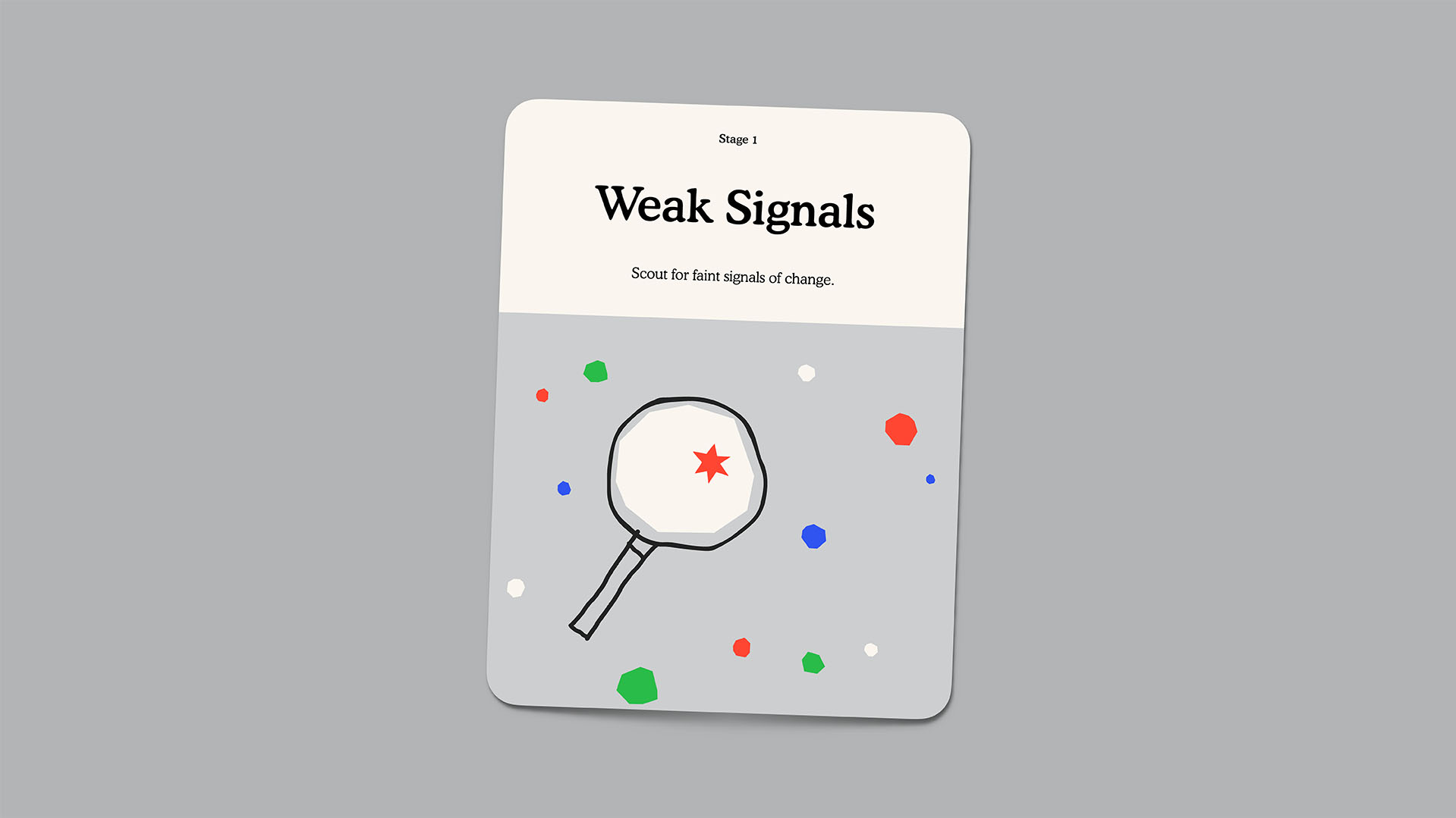 Weak Signals