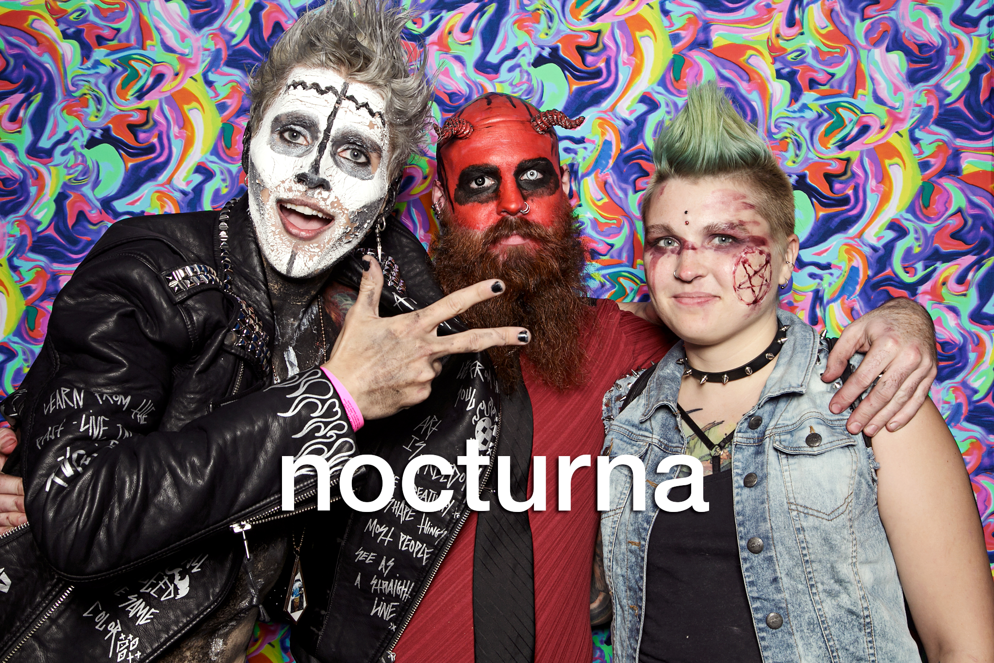 glitterguts portrait booth photos from halloween at nocturna, chicago 2021