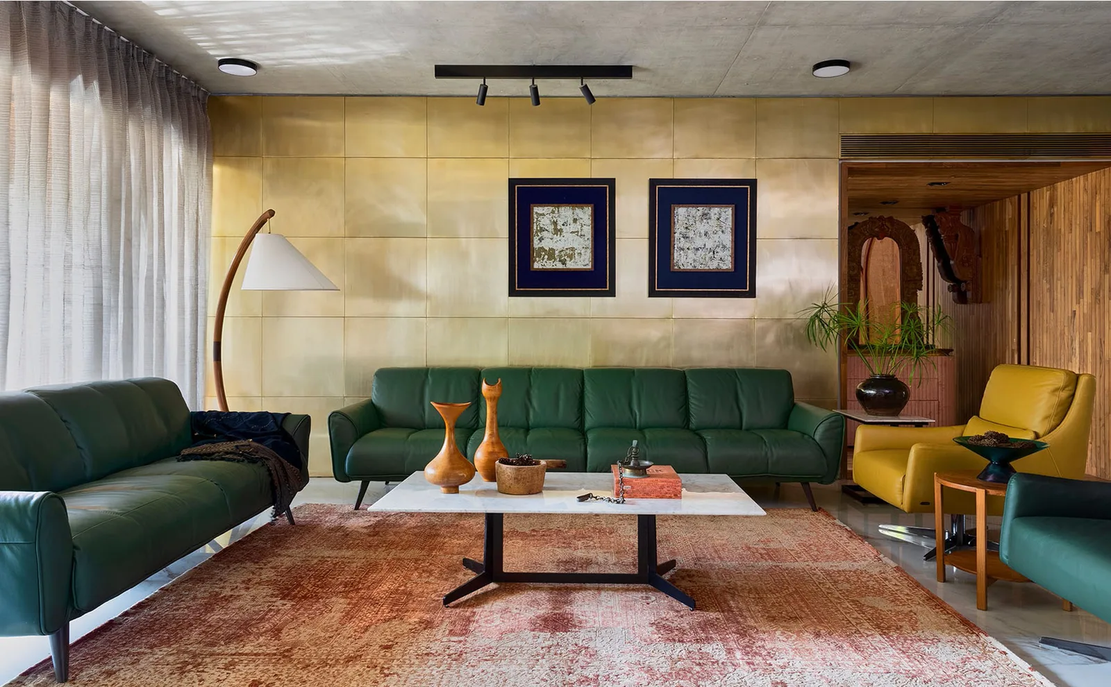 The Brass Wall House
