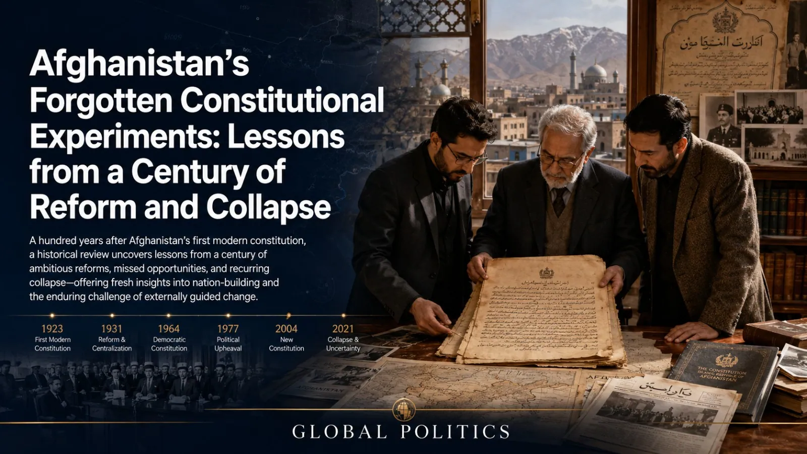 Afghanistan’s Forgotten Constitutional Experiments: Lessons from a Century of Reform and Collapse