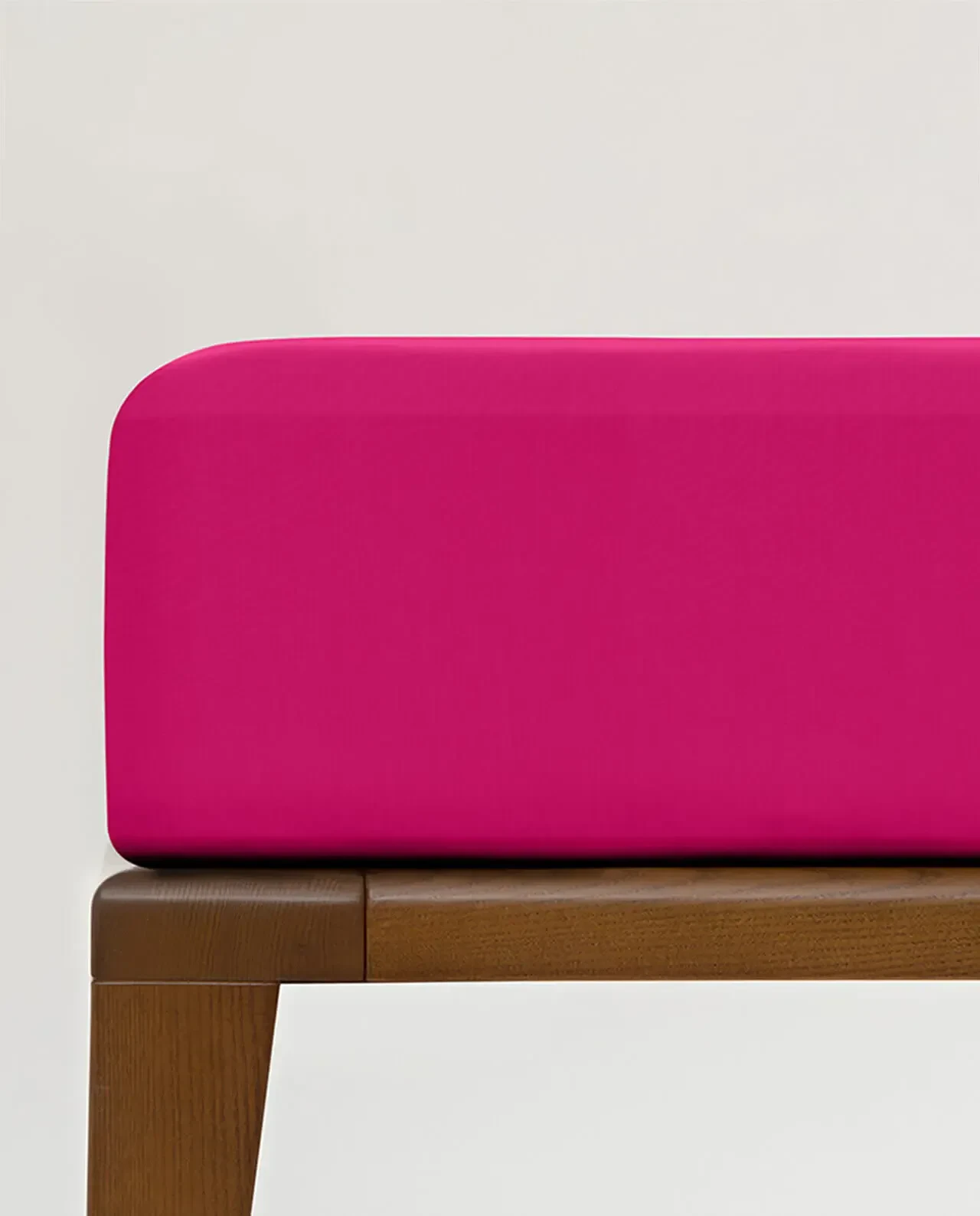 Hoeslaken perkal - fucsia