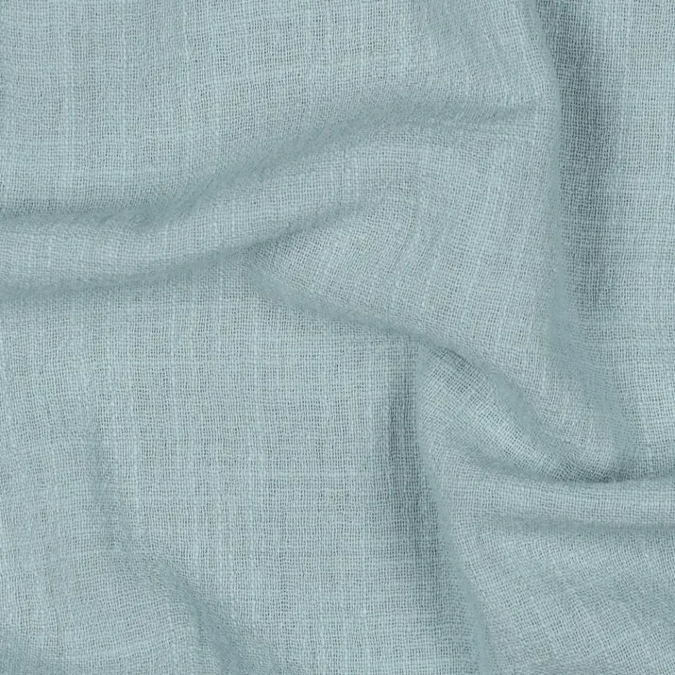 Cotton slub washed - blauw