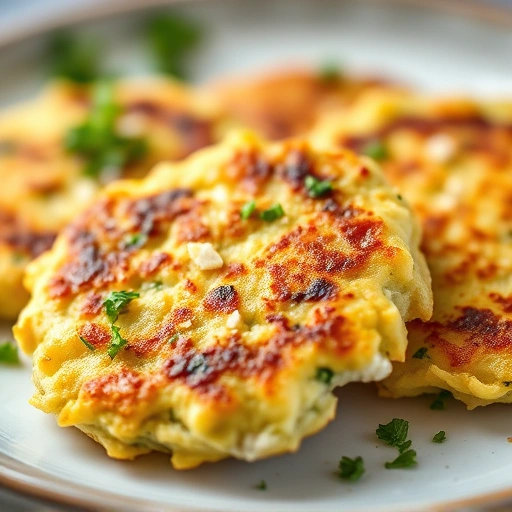 Zucchini & Ricotta Fritters with Lemon Zest