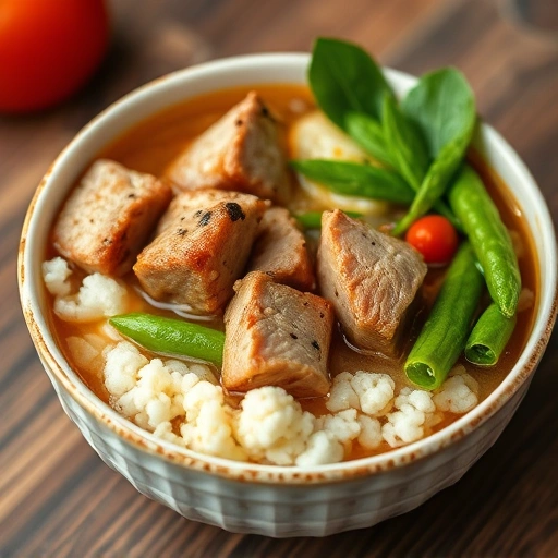 Keto Sinigang na Baboy sa Miso with Cauliflower Rice
