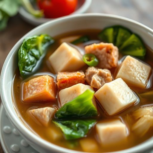 Sinigang na Baboy with Tofu and Bok Choy