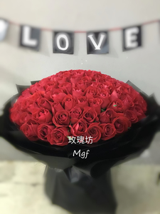  母親節99枝紅玫瑰花束 #AF1869  