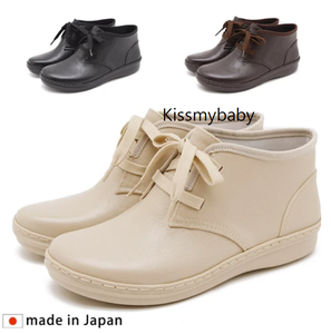  ❤️Made In Japan Charming 日本製造 Sneaker Feeling 綁帶雨靴 雨季 防水短BOOT 雨鞋 (日本直送) 春夏特集 