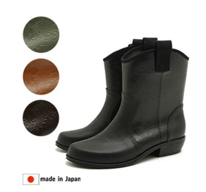  ❤️Made In Japan Charming 日本製造 橡膠靴 暗花短雨靴 Rainboot 人気之選 (日本直送) 