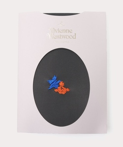  全新Vivienne Westwood 深灰色星星Logo絲襪 