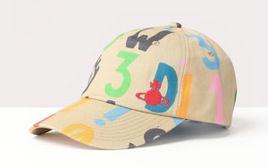 全新Vivienne Westwood日本版卡其色數字Logo棒球帽 