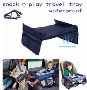  清貨 - 出口 snack n play travel tray 安全用品 兒童 BB 防水餐桌 玩具 收納袋 收納餐桌托盤，只剩深藍或黑色，低於批發價清 $3 