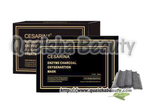  Cesarina 竹炭酵素氧氣吸塵面膜 10pcs／box 