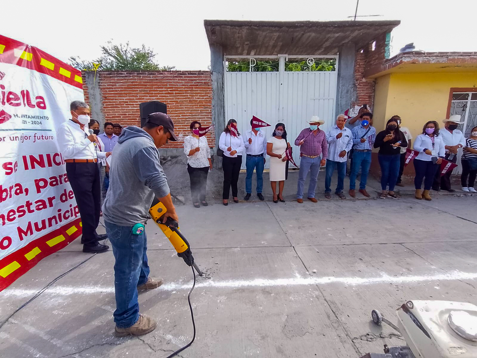 Inicio de Obra Rehabilitación del Alcantarillado Sanitario