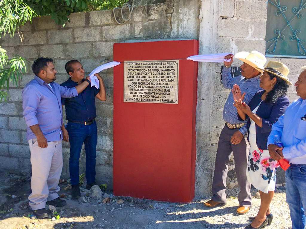 Inauguración de Obra "Adoquinamiento de Calle Vicente Guerrero"