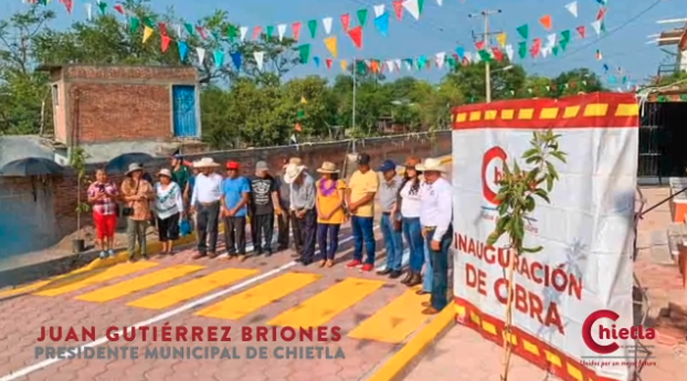 Entrega e Inauguración de "Adoquinamiento de Calle 16 de Septiembre "