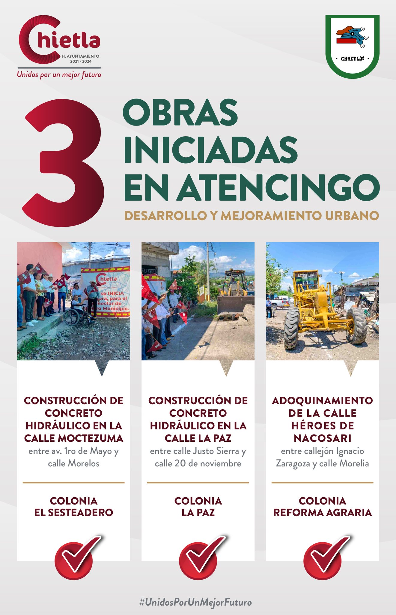 Banderazos de Obras en Atencingo