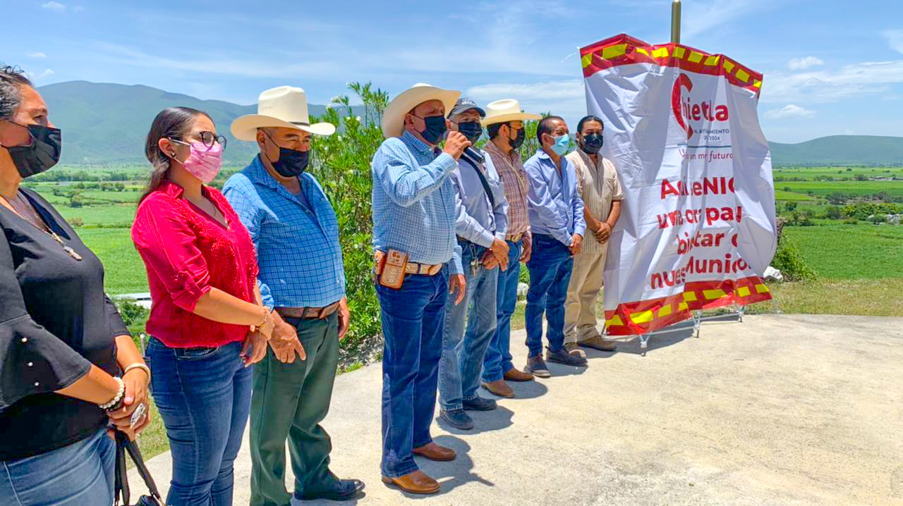 Banderazo de obra Rehabilitacion de Red de Agua Potable