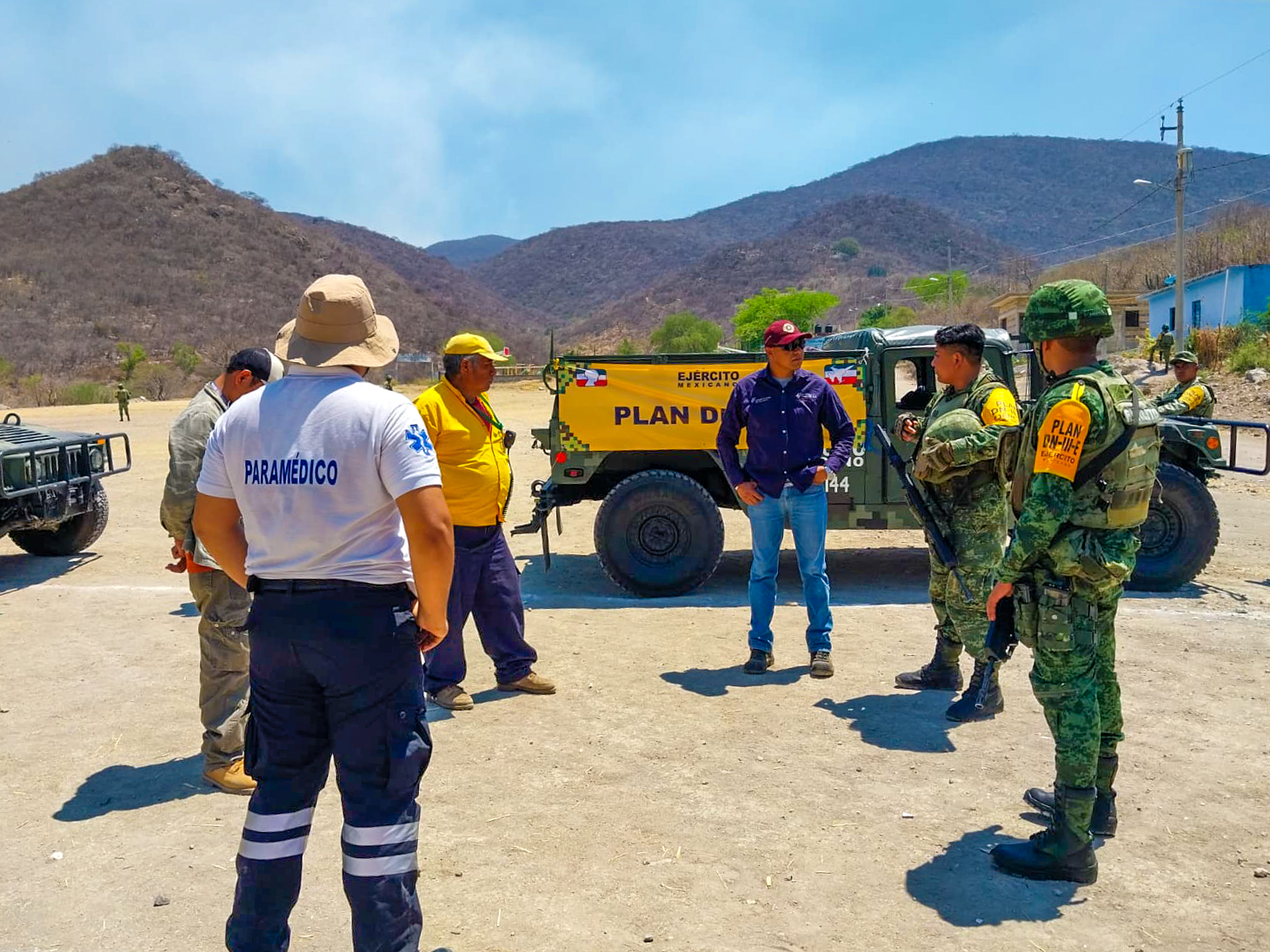 Control y sofocación de incendio