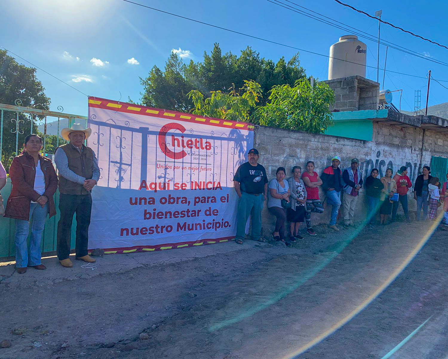 Inicio de obra Adoquinamiento de Calle Manuel Abasolo