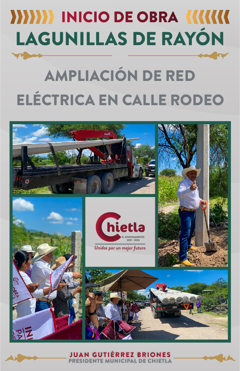 Inicio de Ampliación de Red Eléctrica en Calle Rodeo