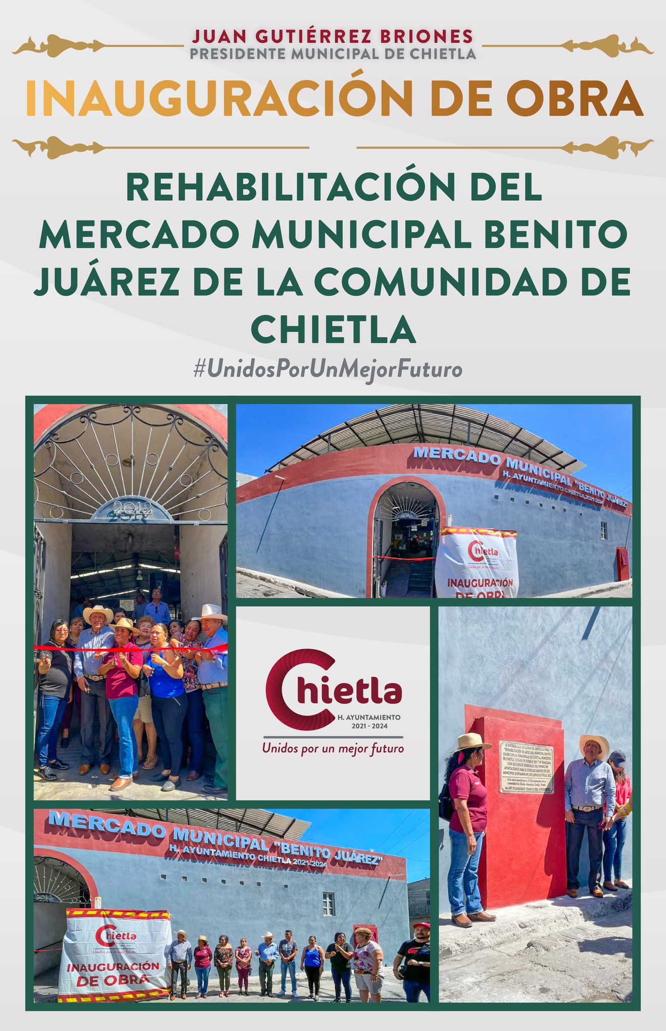 ¡Inauguramos una obra más para el beneficio de los Chietecos!