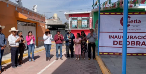 Inauguración de obra en la Colonia La Florecita