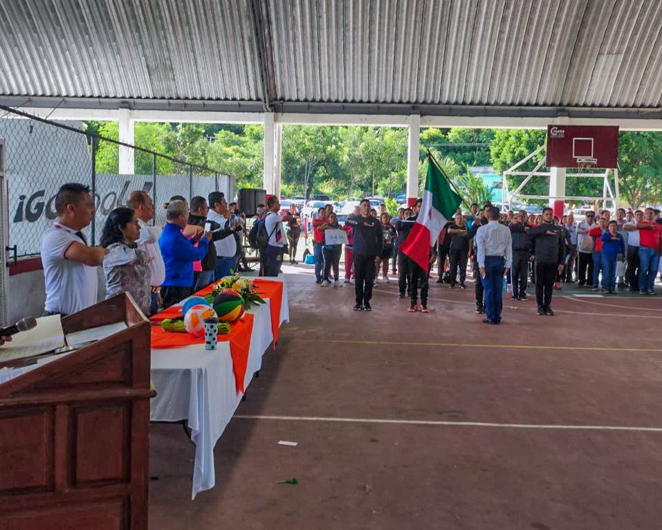 Inauguracion de Eventos Deportivos y Culturales, Región Izucar de Matamoros, Sección 23 del SNTE