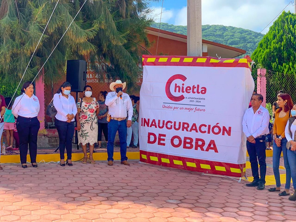 Inauguración de Obra Adoquinamiento de la Calle Benito Juárez