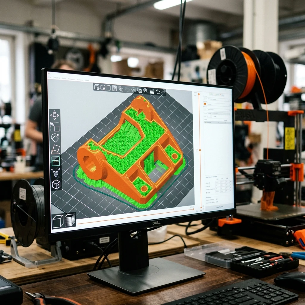 Cân chỉnh lưu lượng nhựa Flow Rate Calibration trực tiếp trên phần mềm OrcaSlicer