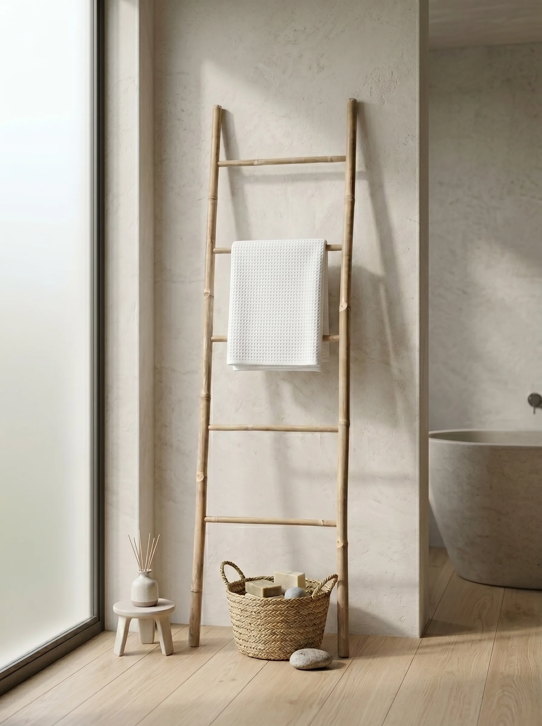 Merdiven Dekoratif Bambu