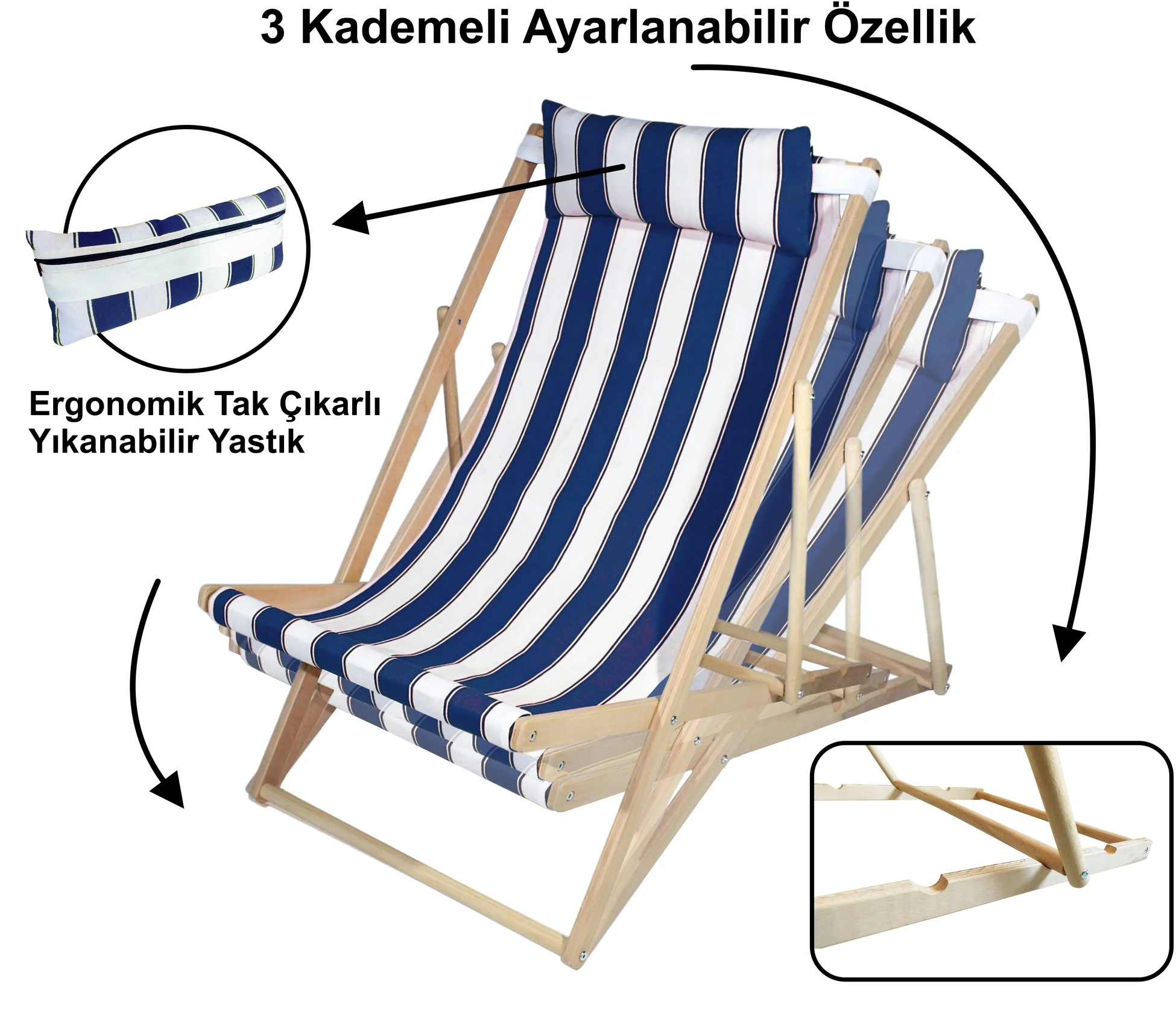 Ahşap Katlanır Sandalye
