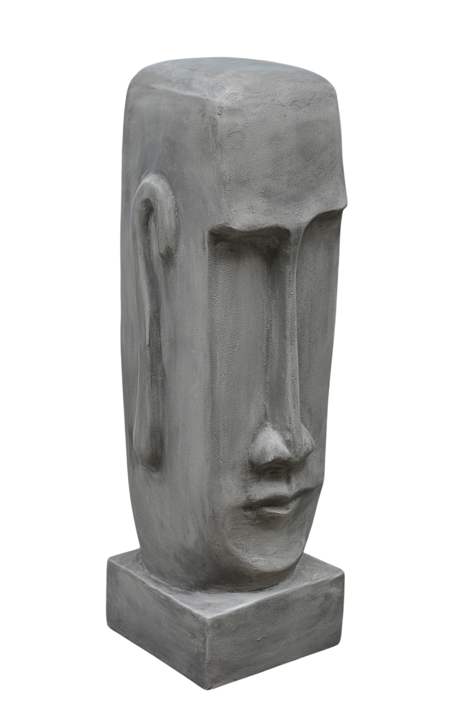 Heykel Moai Figürlü
