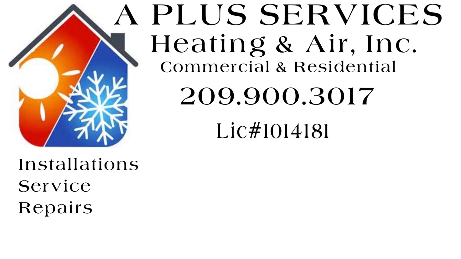 A Plus Services Heating and Air, INC.